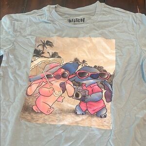 Disney Stitch T-Shirt in Light Blue